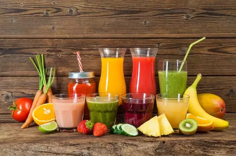 jugos de frutas y verduras para una dieta potable