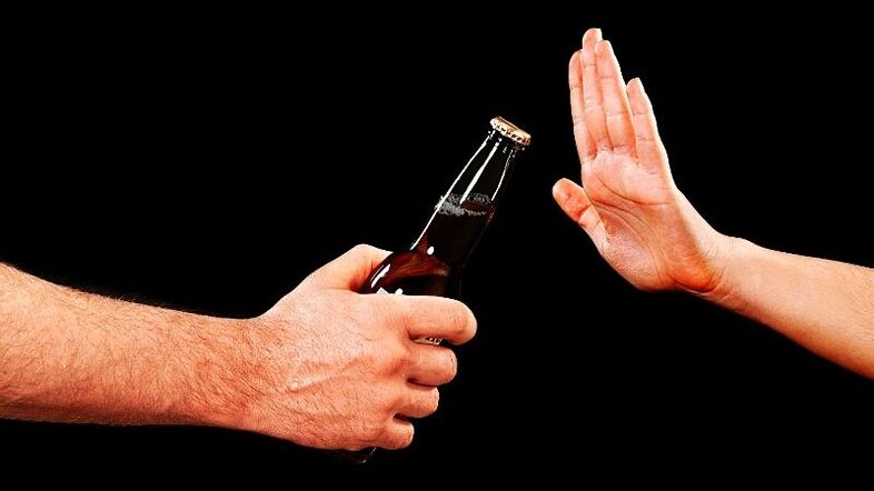 evitar las bebidas alcohólicas