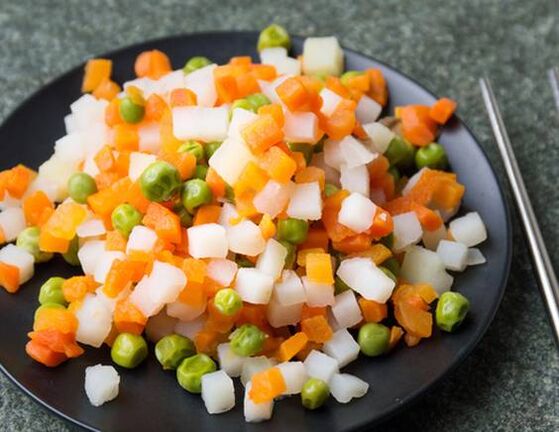 ensalada de verduras para la dieta maggi